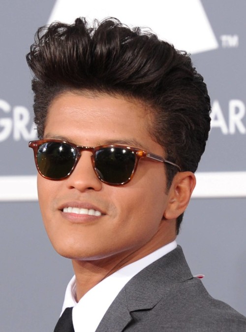 Bruno Mars Hairstyles 2014