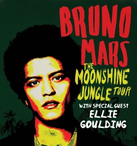 Bruno Mars The Moonshine Jungle Tour with Special Guest Ellie Goulding